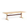 Stół Passerelle HAY - jasne drewno, bordowa poprzeczka