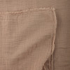 Prześcieradło bawełniane Vento Indian Tan 240x260 take a NAP - detal tkaniny, krawędź