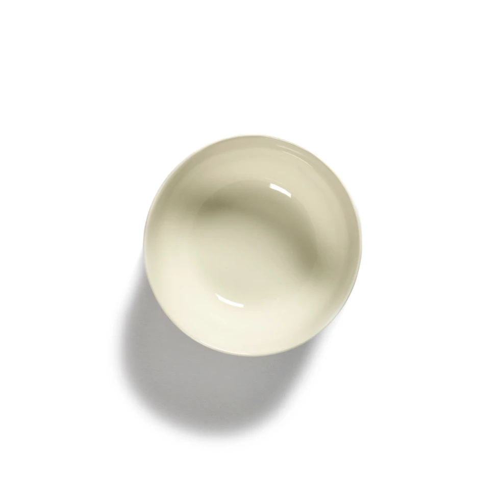 Miska S White Swirl - Stripes Blue Feast