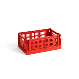 Plastikowa Skrzynka S Red Colour Crate HAY