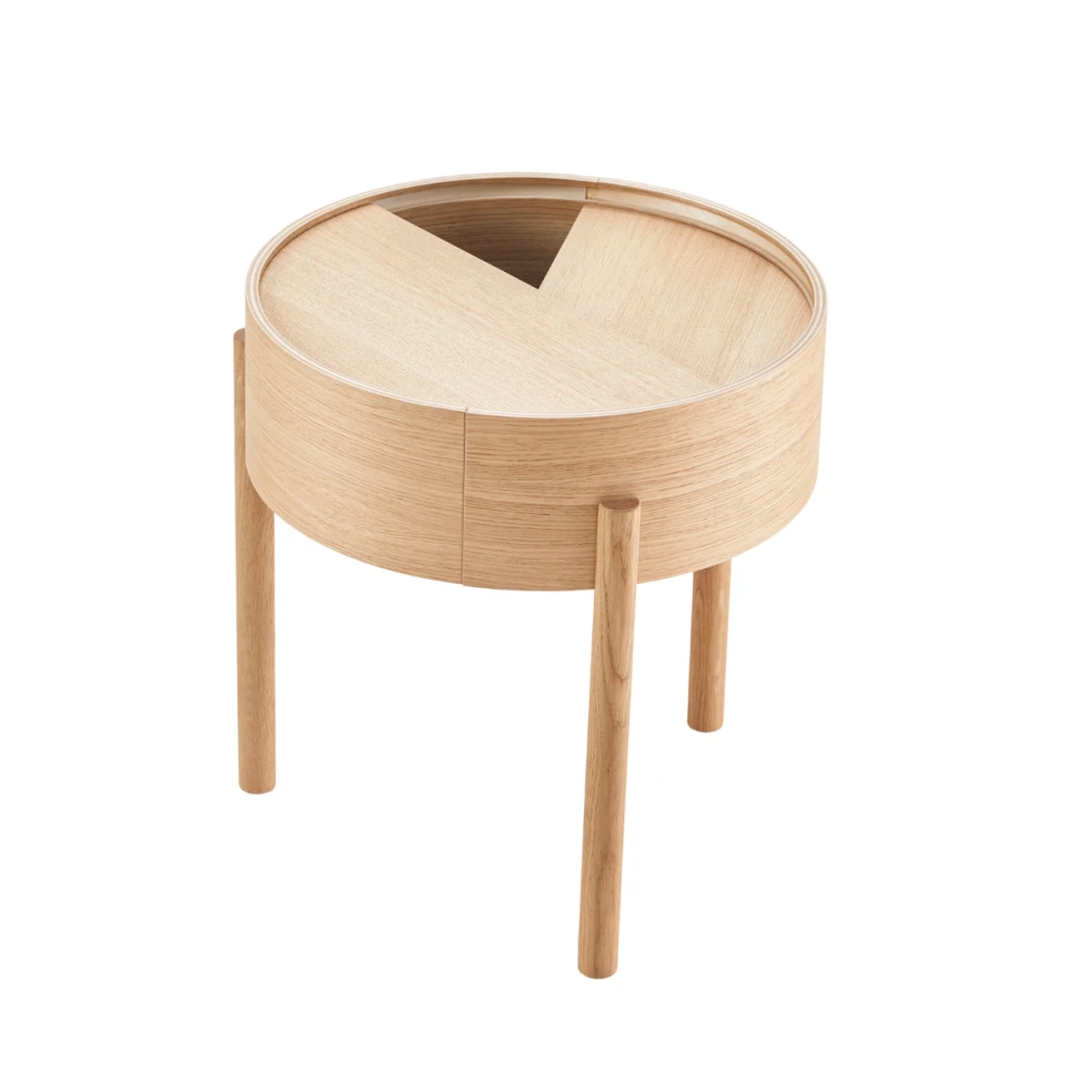 Drewniany stolik kawowy Arc mały Woud