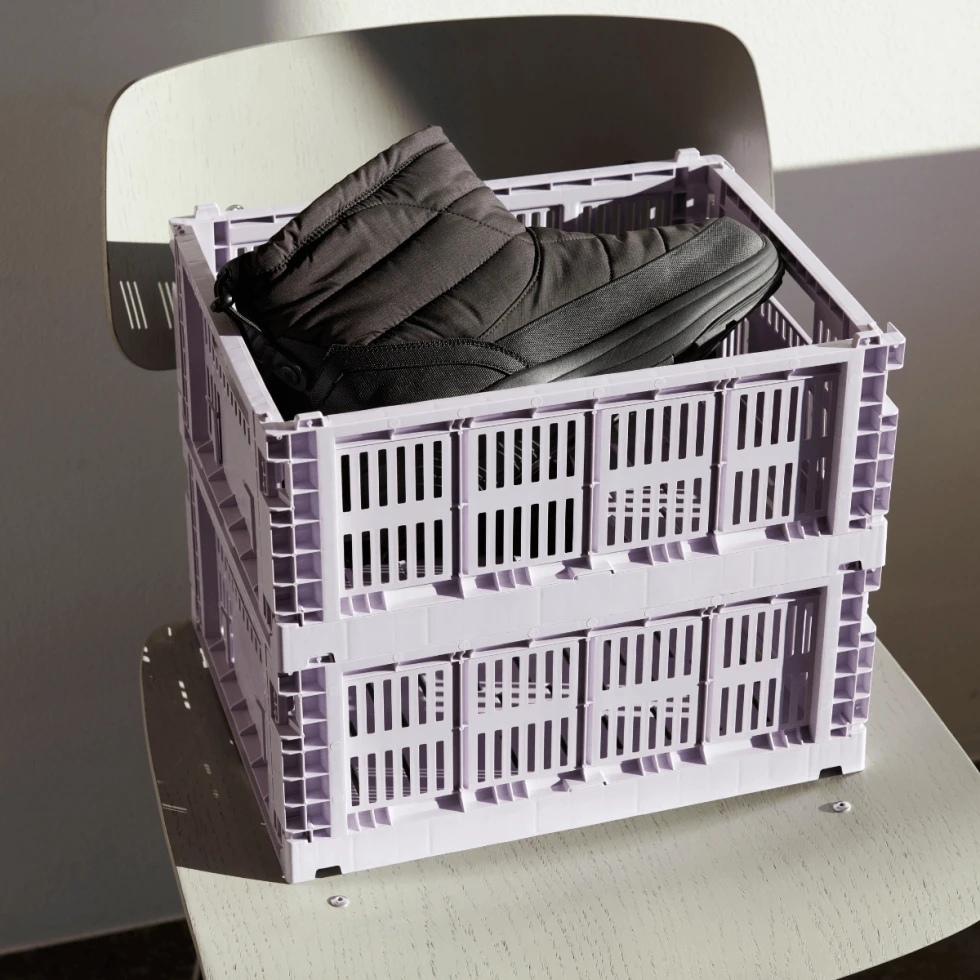 Skrzynka M Lavender Colour Crate HAY