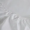 Prześcieradło z gumką Classic Satin White NAP