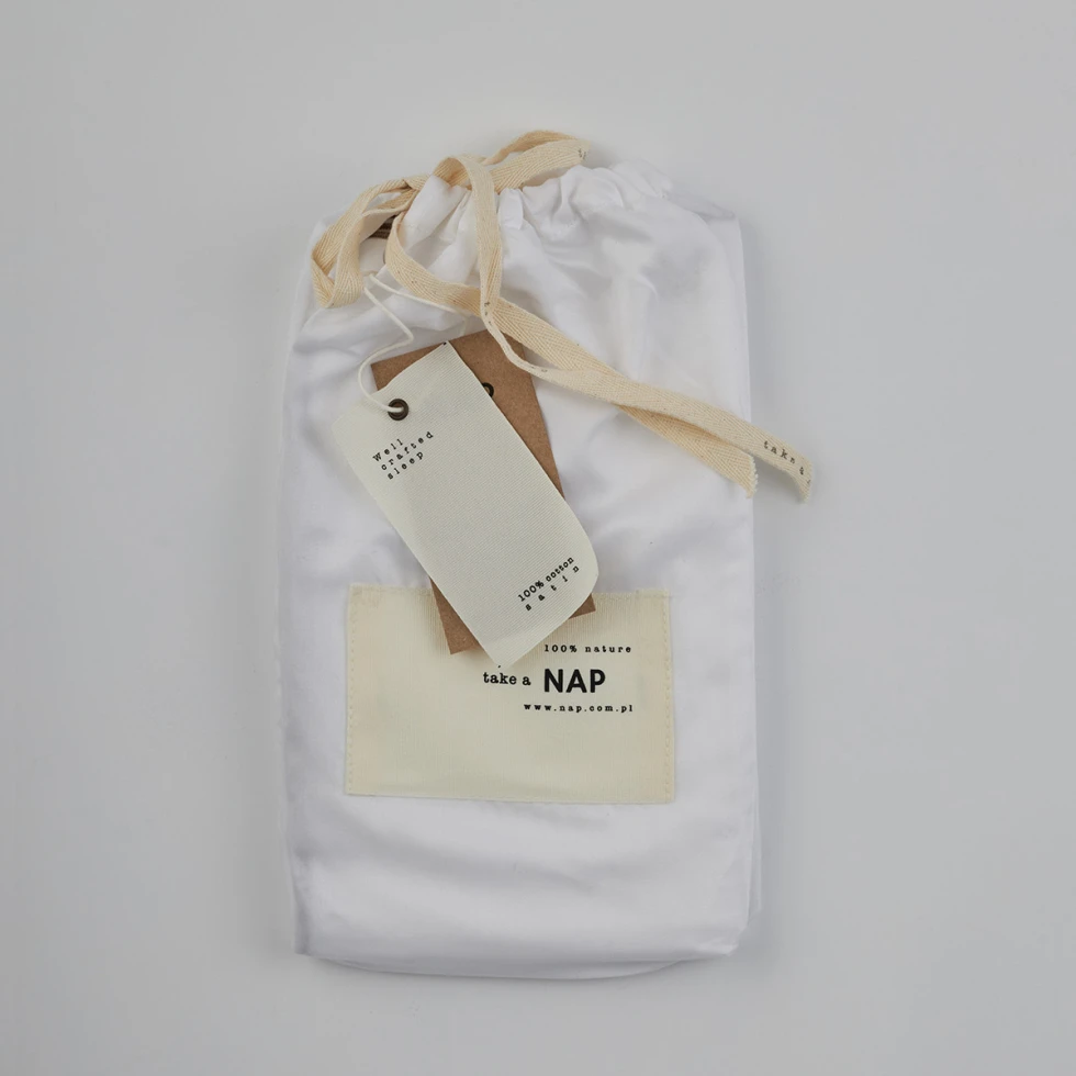 Poszewka na poduszkę Classic Satin White