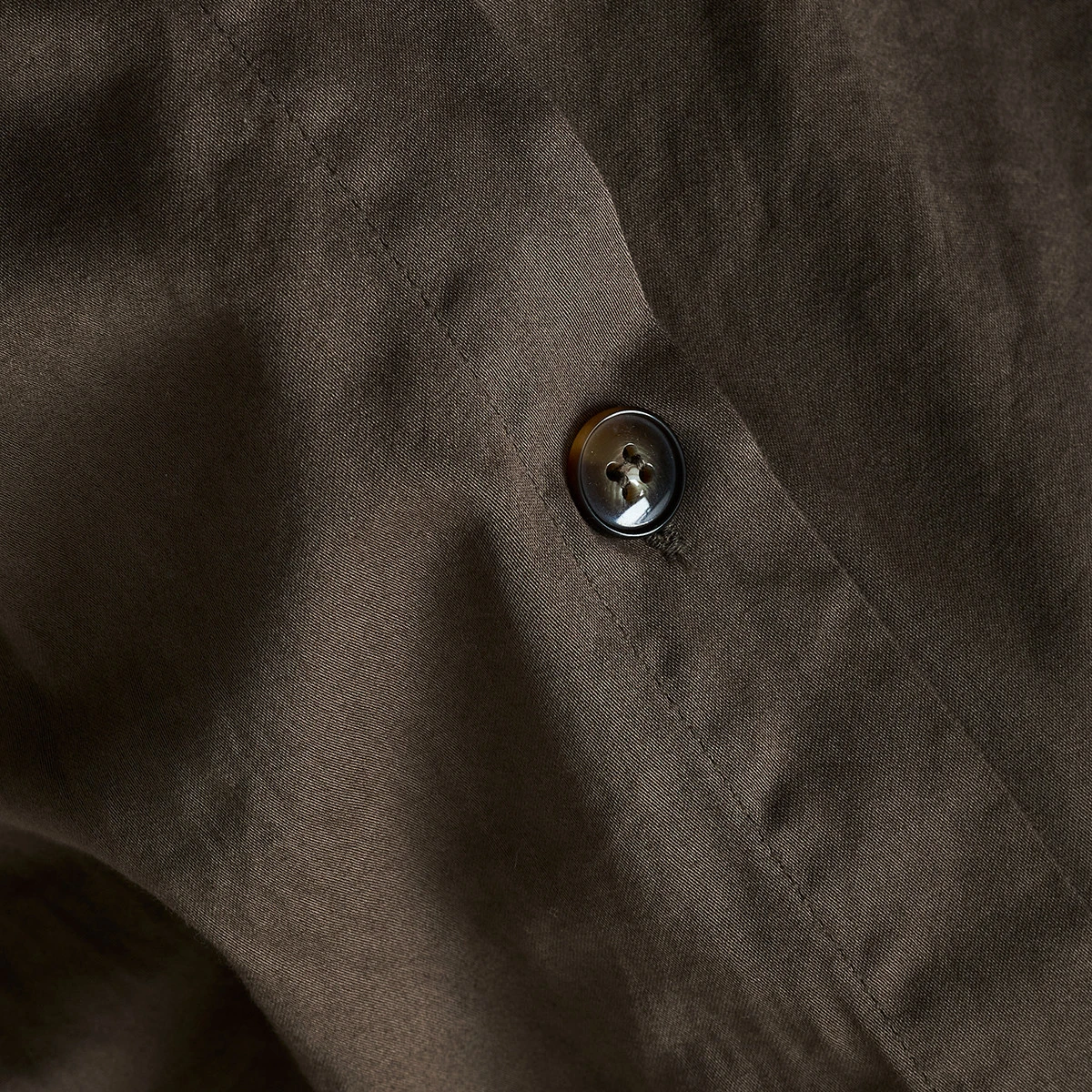 Komplet pościeli z bawełny satynowej Lizbona III Brown NAP