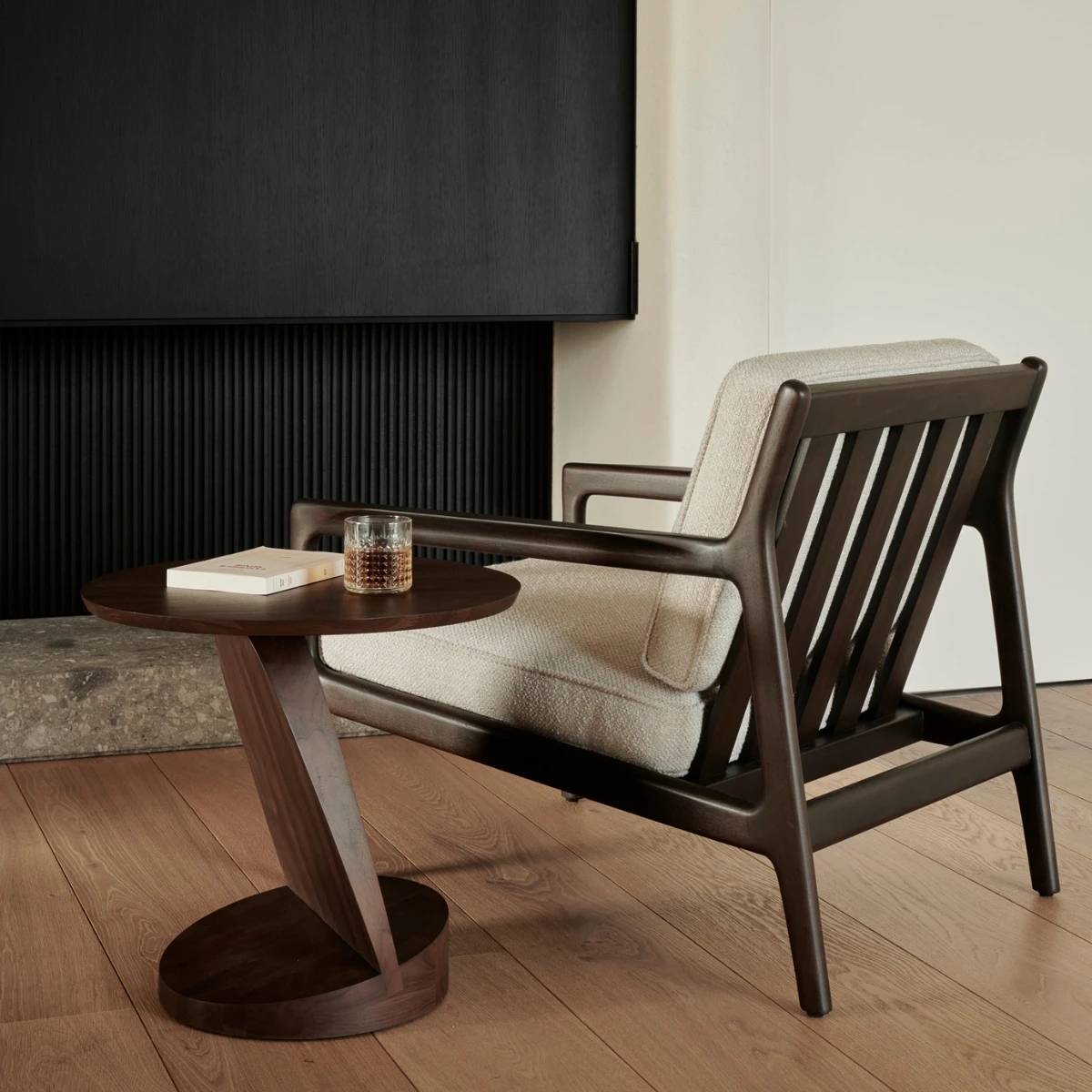 Stolik Oblic Teak brown