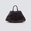 Torba Santa Croce Small Dark Brown Dragon Diffusion