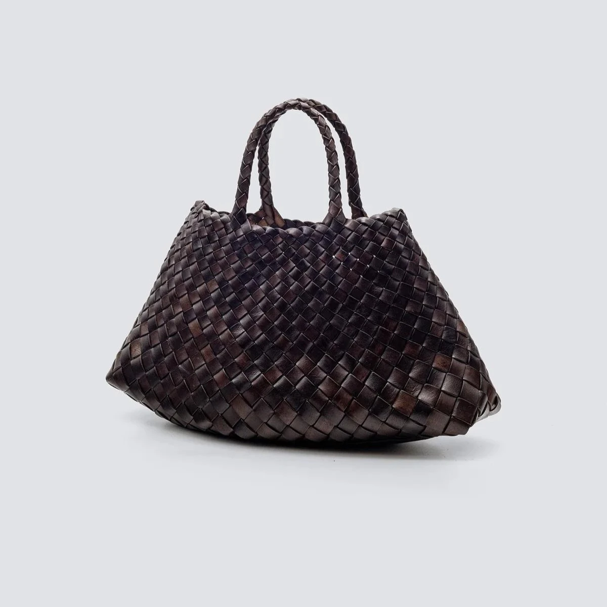 Torba Santa Croce Small Dark Brown Dragon Diffusion