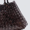 Torba Santa Croce Small Dark Brown Dragon Diffusion