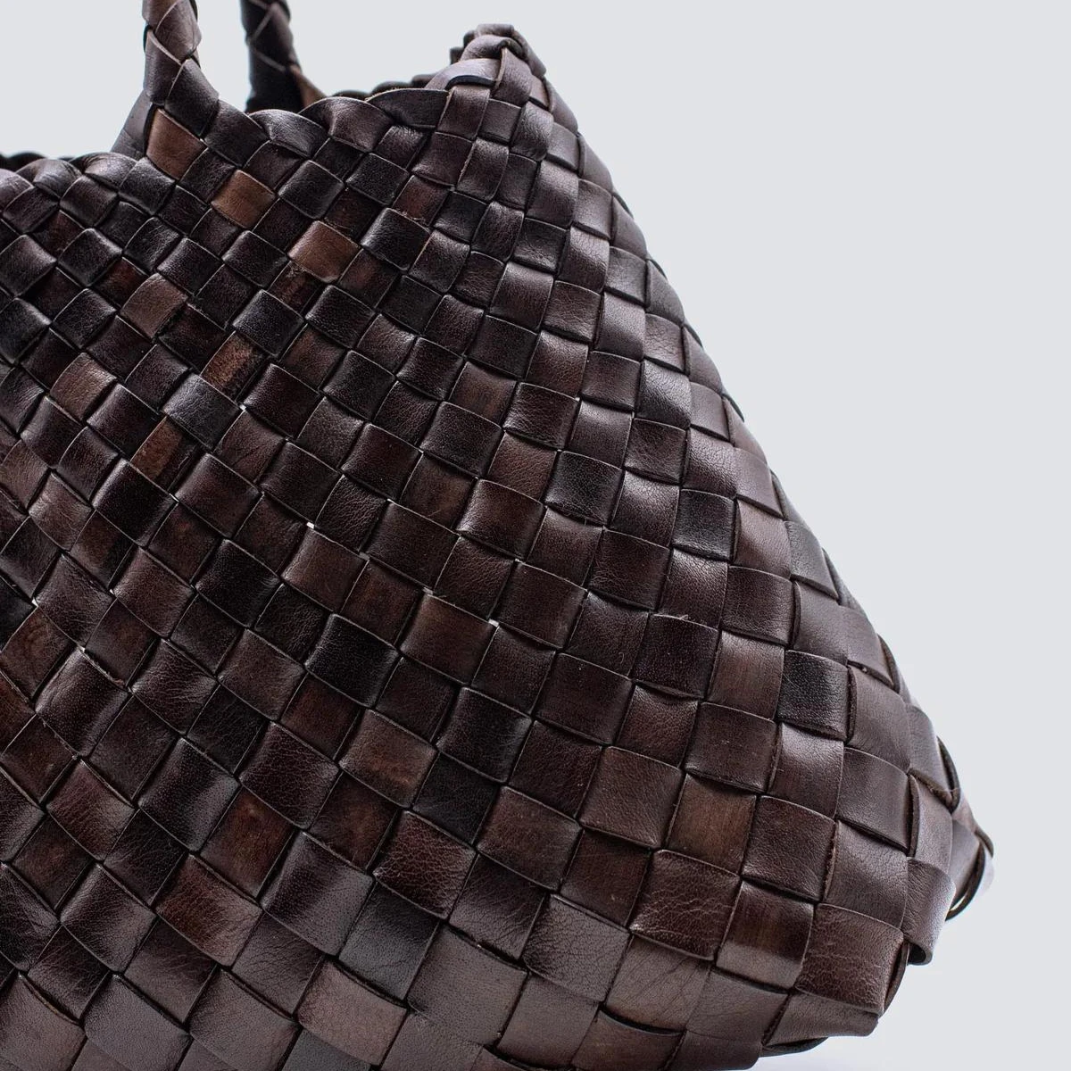 Torba Santa Croce Small Dark Brown Dragon Diffusion