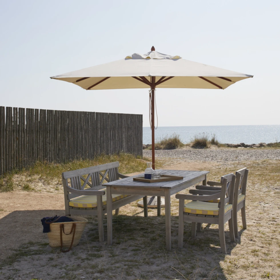 Parasol ogrodowy Messina 300x300 Off-White Skagerak