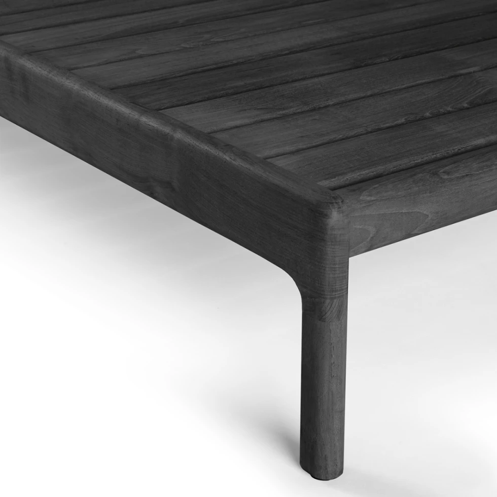 Leżak outdoorowy Jack Teak Black Ethnicraft