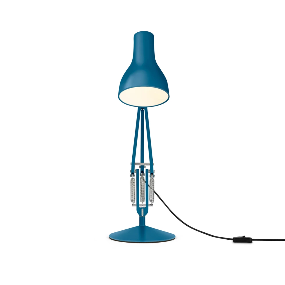 Regulowana lampa biurkowa Type 75 Anglepoise+Margaret Howell Saxon Blue