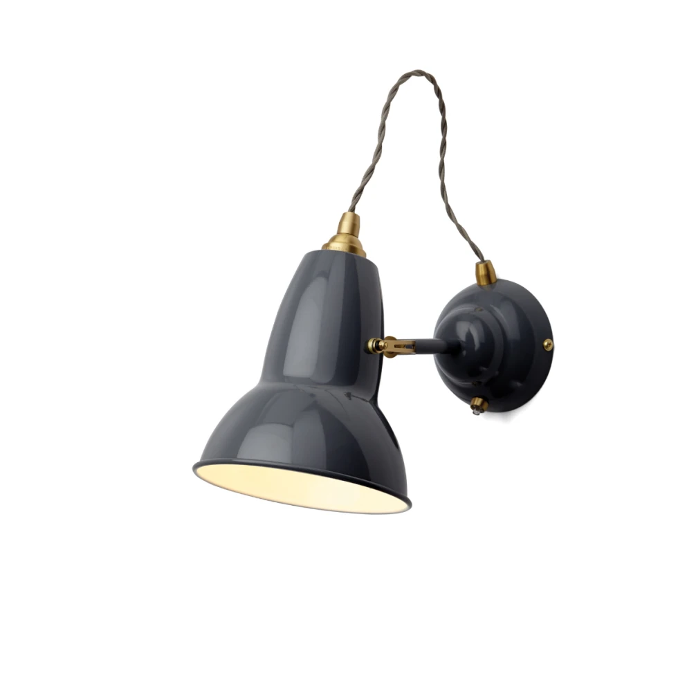 Aluminiowa lampa ścienna Original 1227 Brass Anglepoise