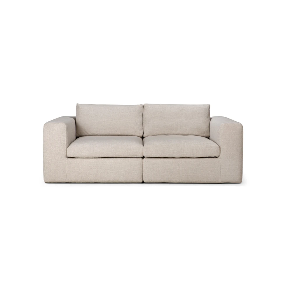 Moduł z podłokietnikiem sofa Mellow Ivory Ethnicraft