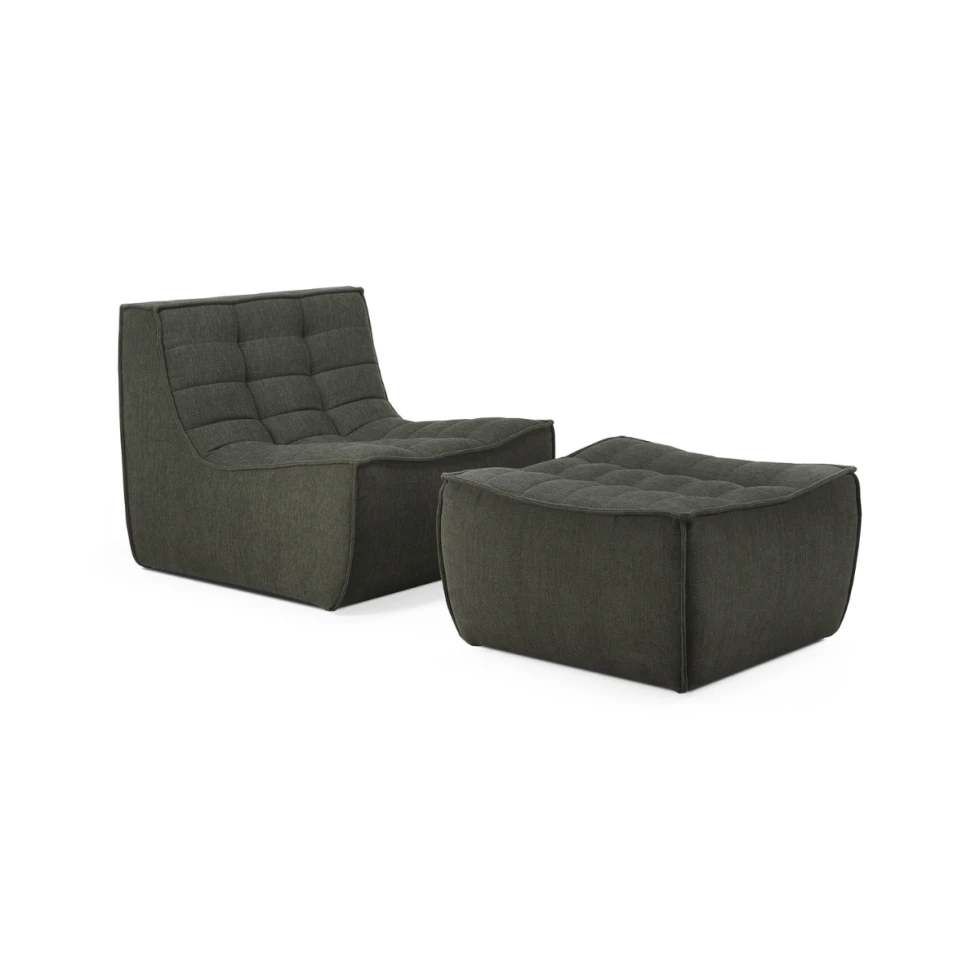 Fotel/Moduł jednoosobowy sofa N701 Moss Eco Ethnicraft