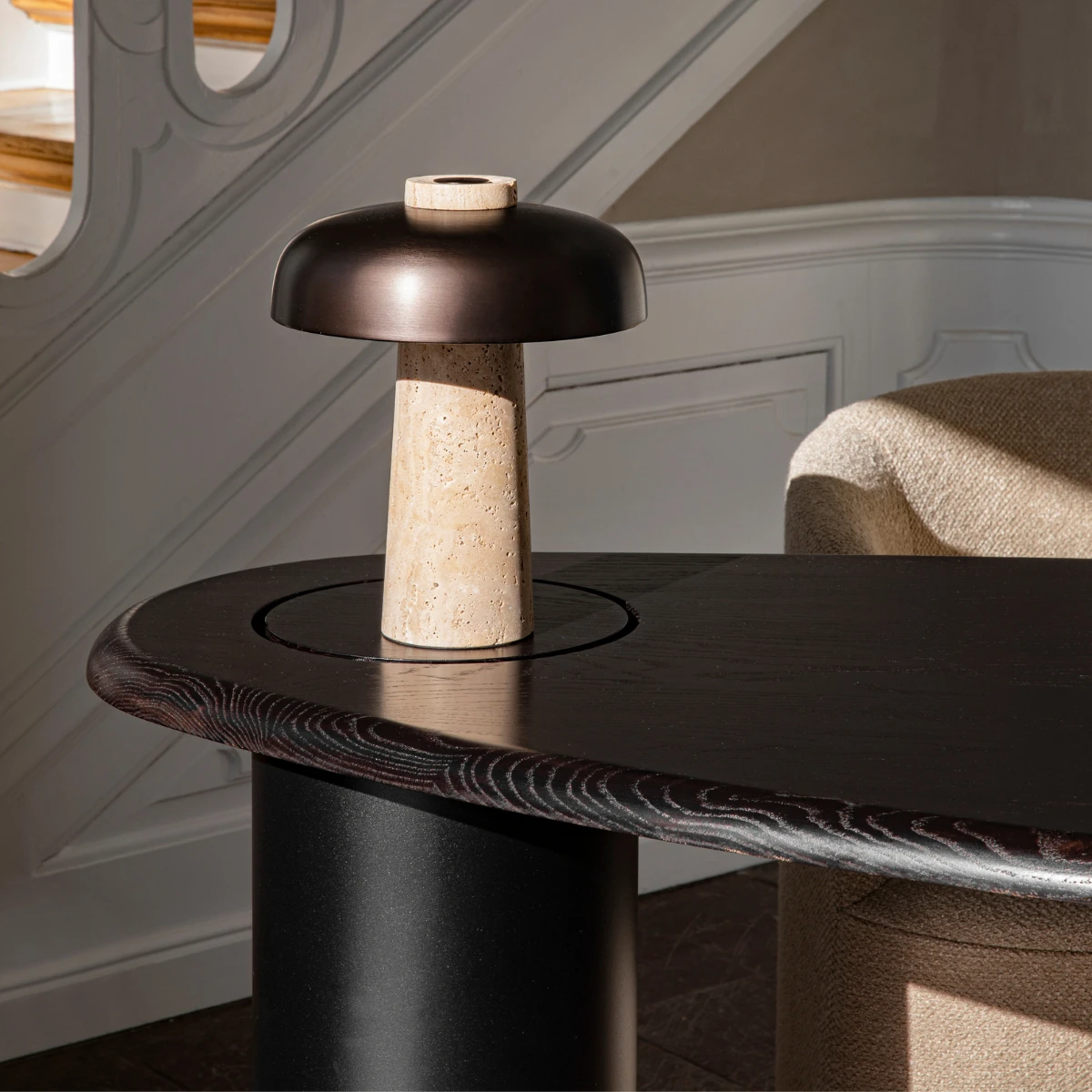 Lampa stołowa Reverse Travertine