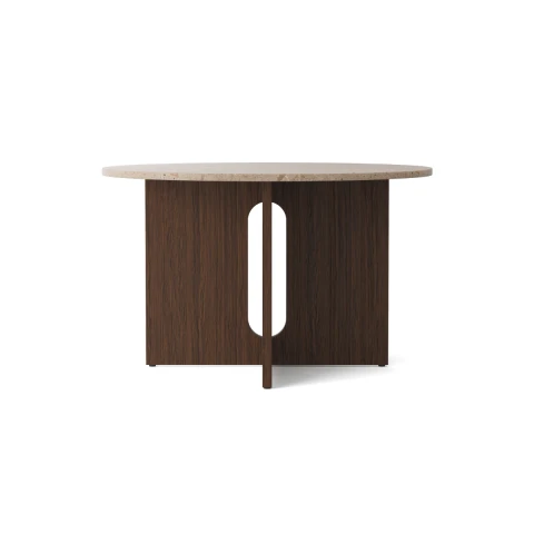 Stół Androgyne Ø120 Oak/Marble