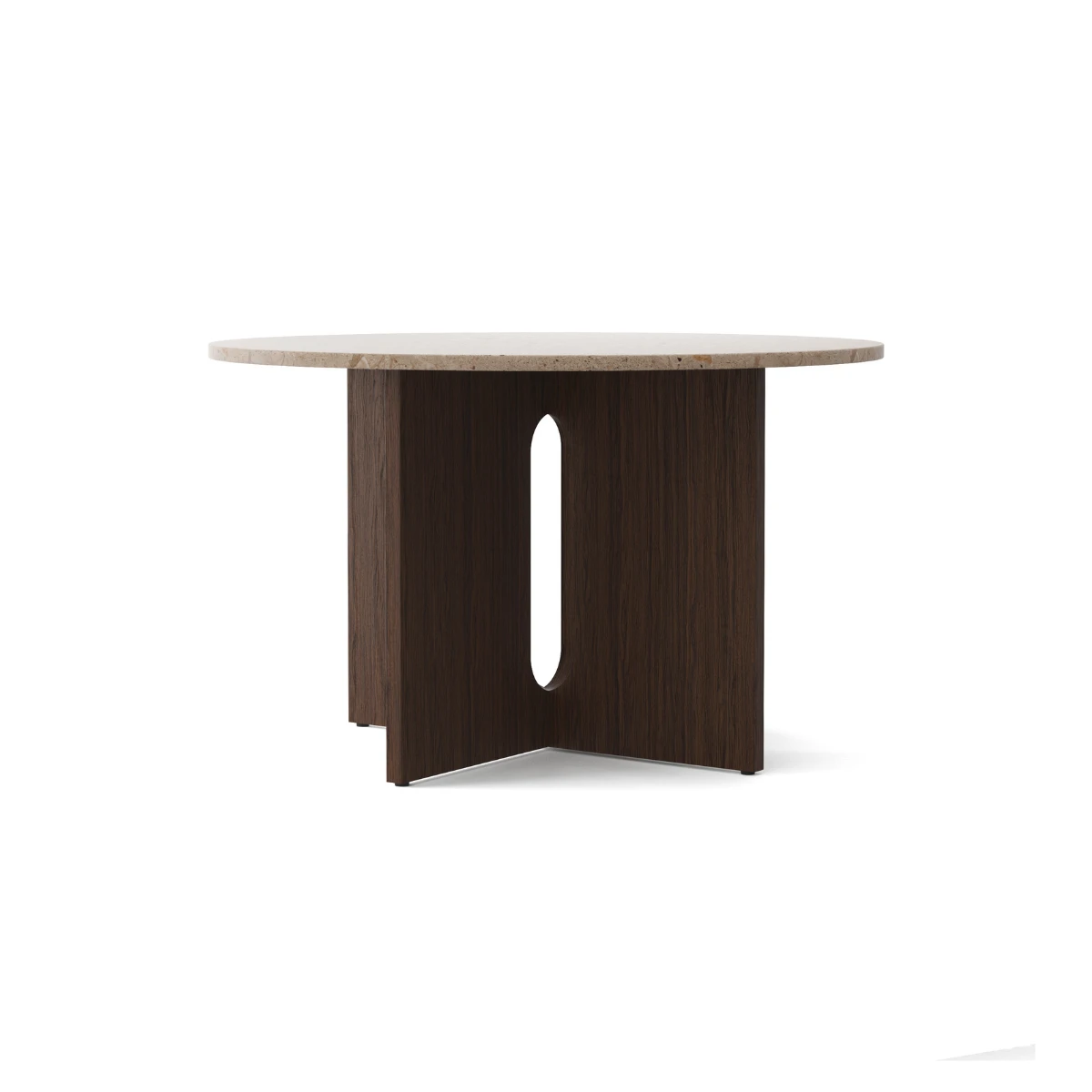 Stół Androgyne Ø120 Oak/Marble