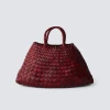 Torba Santa Croce Small Bordo Dragon Diffusion