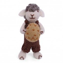 Grey Sheep w/Brown Pants & Egg with String Gry & Sif