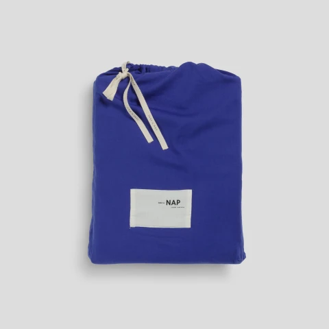 Komplet pościeli z bawełny satynowej Simples Cobalt