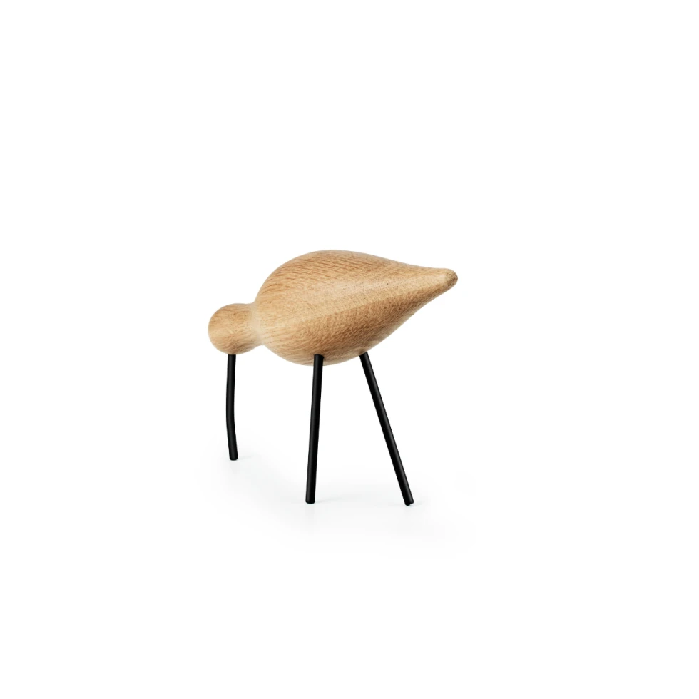 Figurka Shorebird L Oak Black Normann Copenhagen