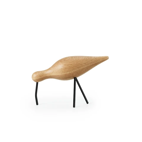 Figurka Shorebird L Oak Black Normann Copenhagen