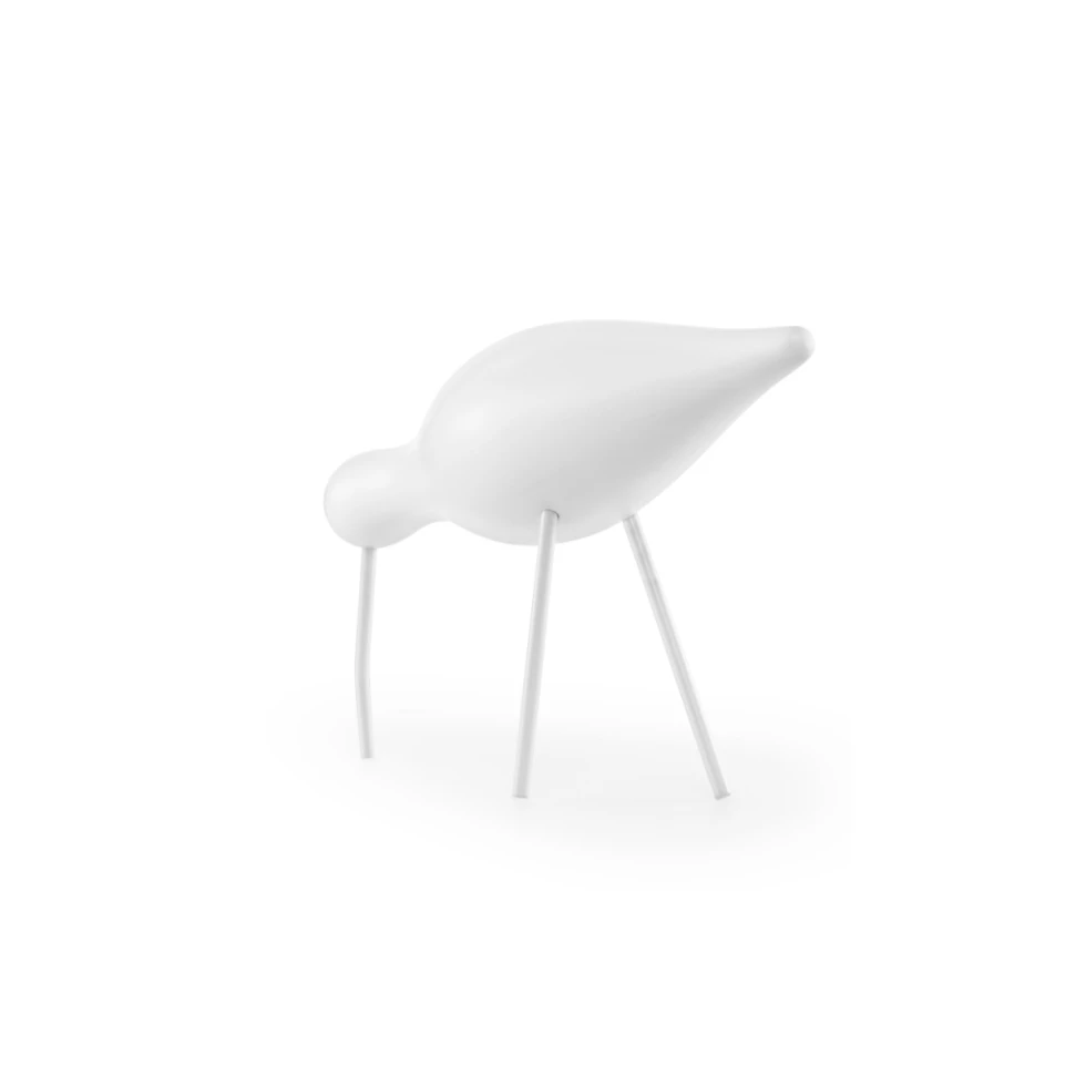 Figurka Shorebird L White White Normann Copenhagen