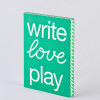 Notebook Graphic L - Write Love Play Nuuna