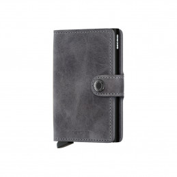 Portfel Miniwallet Vintage Grey-Black Secrid