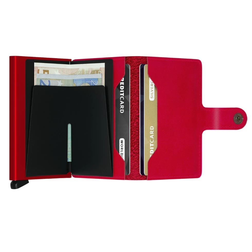 Portfel Miniwallet Original Red-Red Secrid