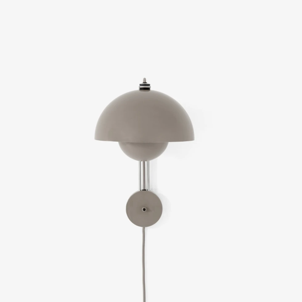 Lampa ścienna Flowerpot VP8 &Tradition - grey beige