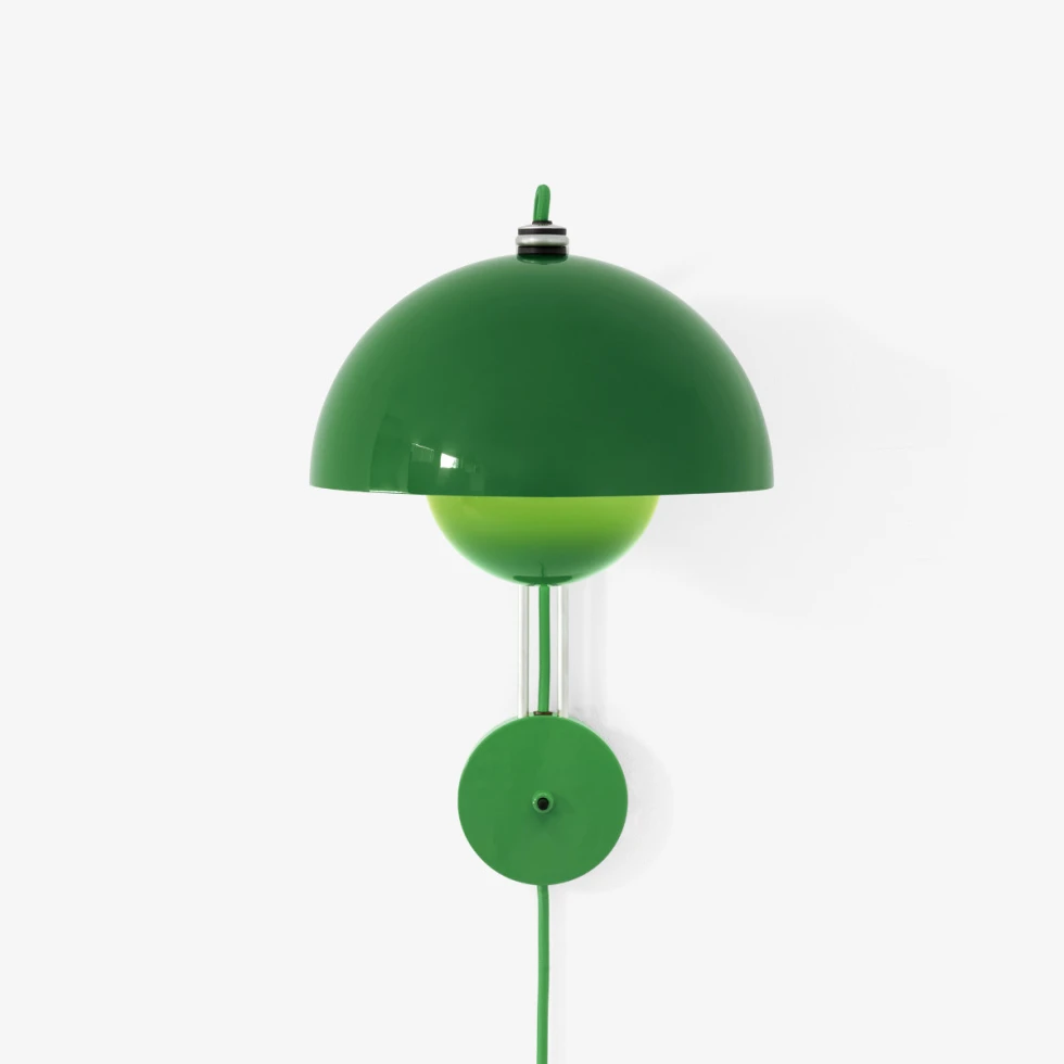 Lampa ścienna Flowerpot VP8 Signal Green​ &Tradition