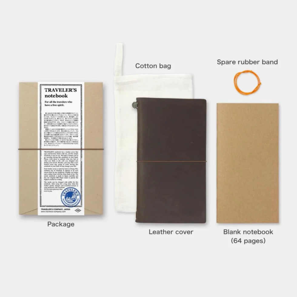 Notebook Brown L Traveler's Company
