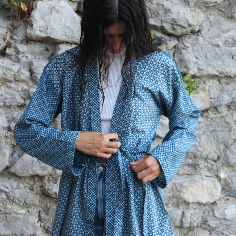 Kimono Natsunohi Marine Les Belles Vagabondes