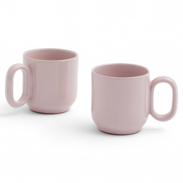 Zestaw kubków Barro Cup-Set of 2-Pink HAY