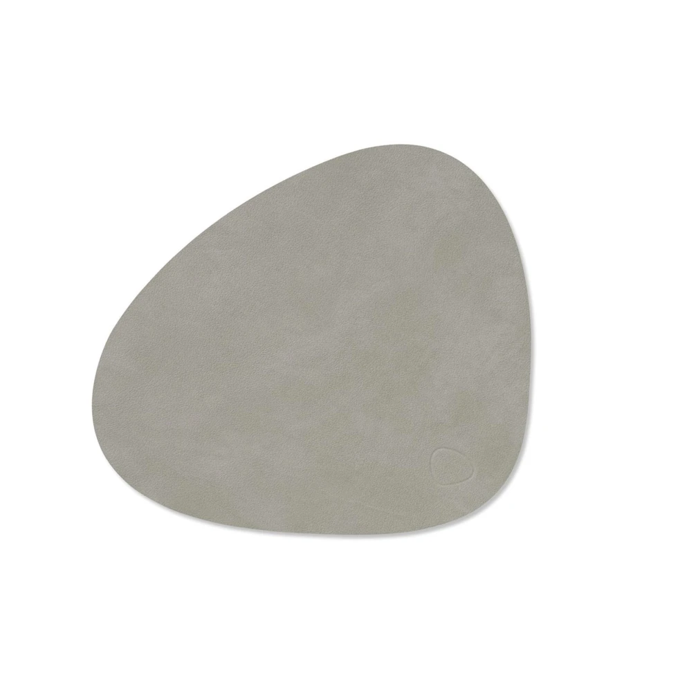 Podkładka Table Mat Curve S Nupo Light Grey 24x28cm LindDNA