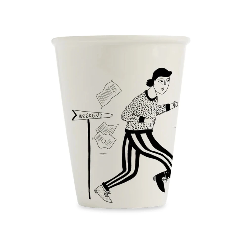 Porcelanowy kubek Weekend helen b