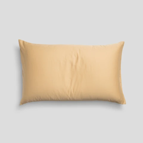 Poszewka na poduszkę z bawełny satynowej Simples Apricot take a NAP