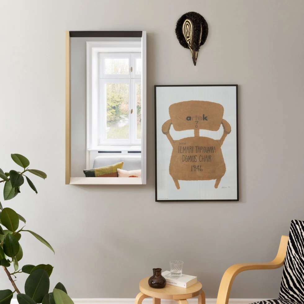 Lustro Colour Frame Mirror M Neutral Vitra Vitra