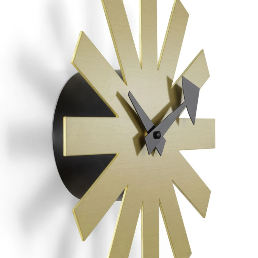 Zegar ścienny Asterisk Brass Vitra