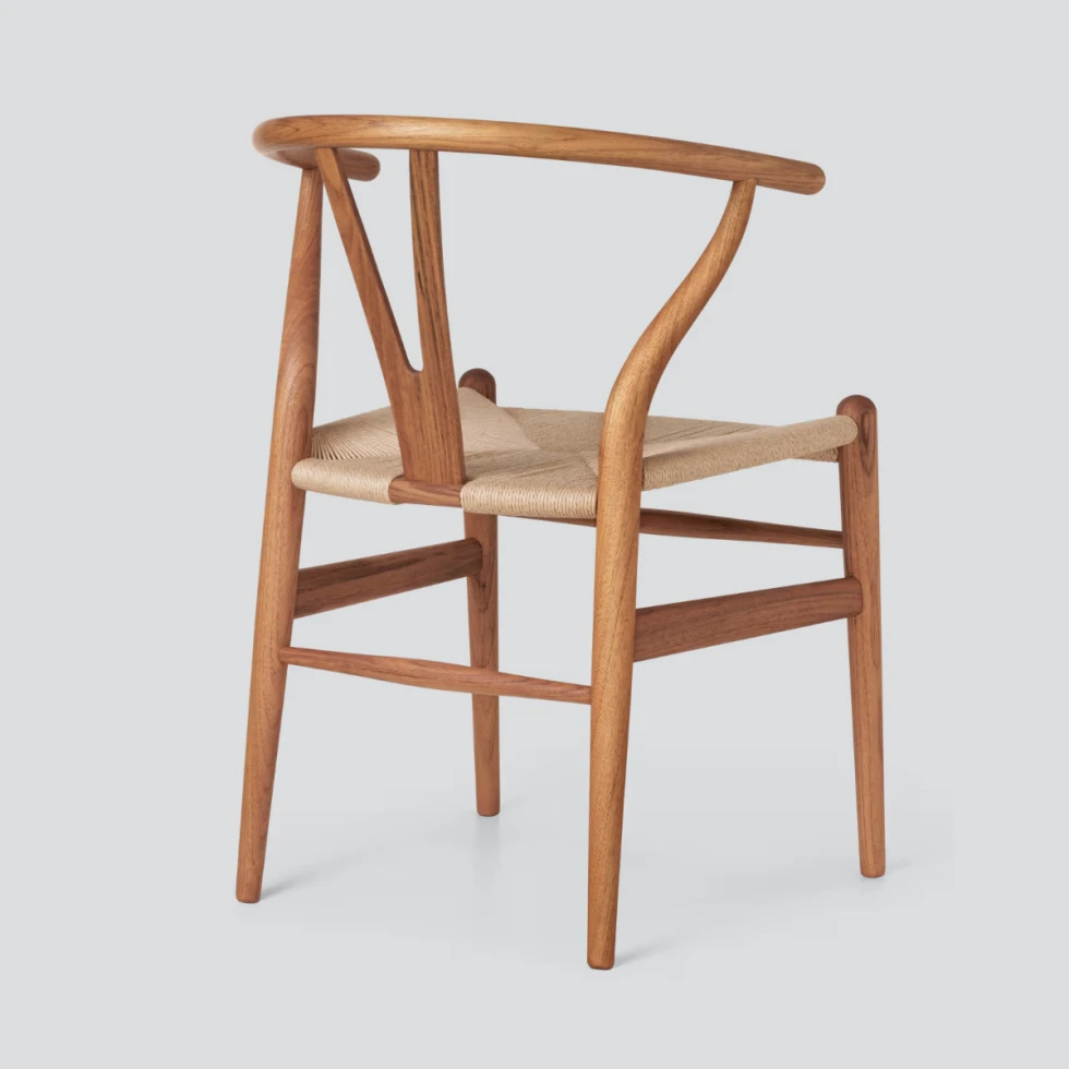 Krzesło CH24 Wishbone Chair Teak, natural paper cord Carl Hansen & Son