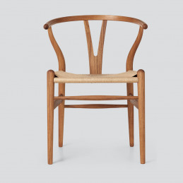 Krzesło CH24 Wishbone Chair Teak, natural paper cord Carl Hansen & Son