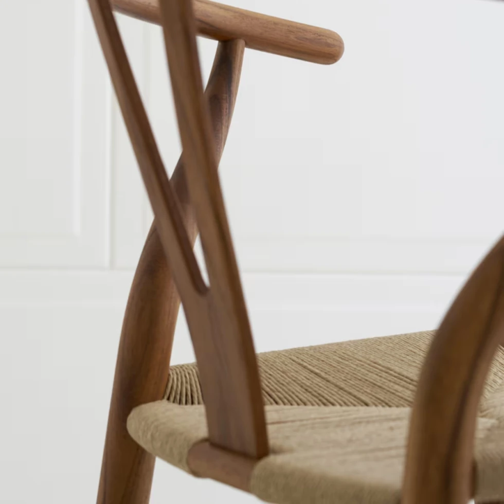 Krzesło CH24 Wishbone Chair Teak, natural paper cord Carl Hansen & Son