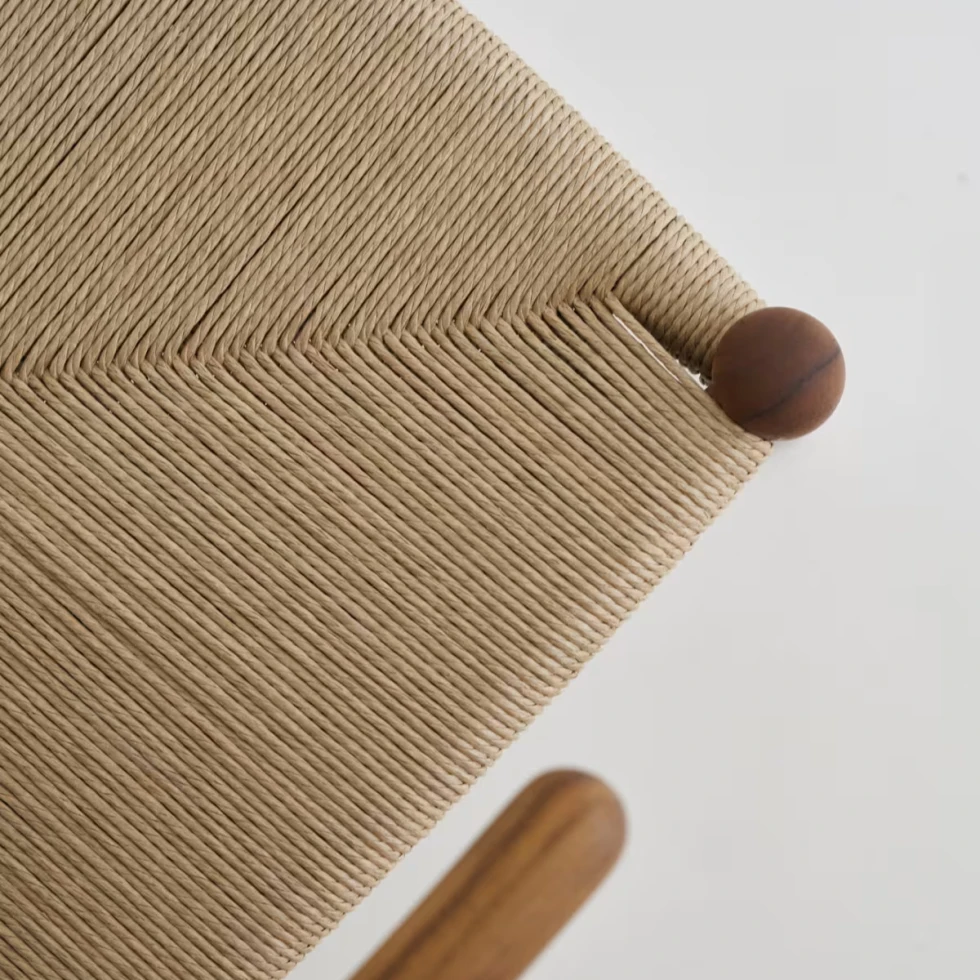 Krzesło CH24 Wishbone Chair Teak, natural paper cord Carl Hansen & Son