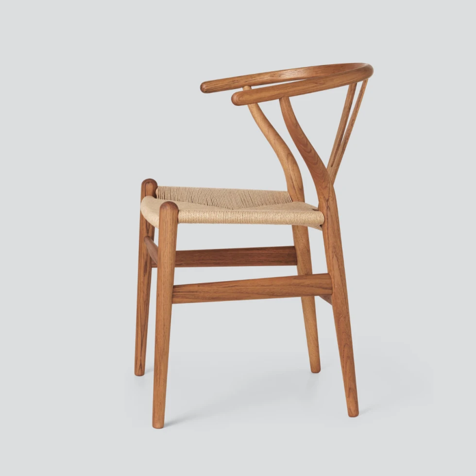 Krzesło CH24 Wishbone Chair Teak, natural paper cord Carl Hansen & Son